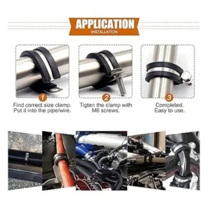 ISPINNER Kit surtido de 52 abrazaderas de cable_6