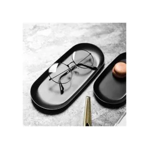 FREELOVE Bandeja de metal para servir toallas platos