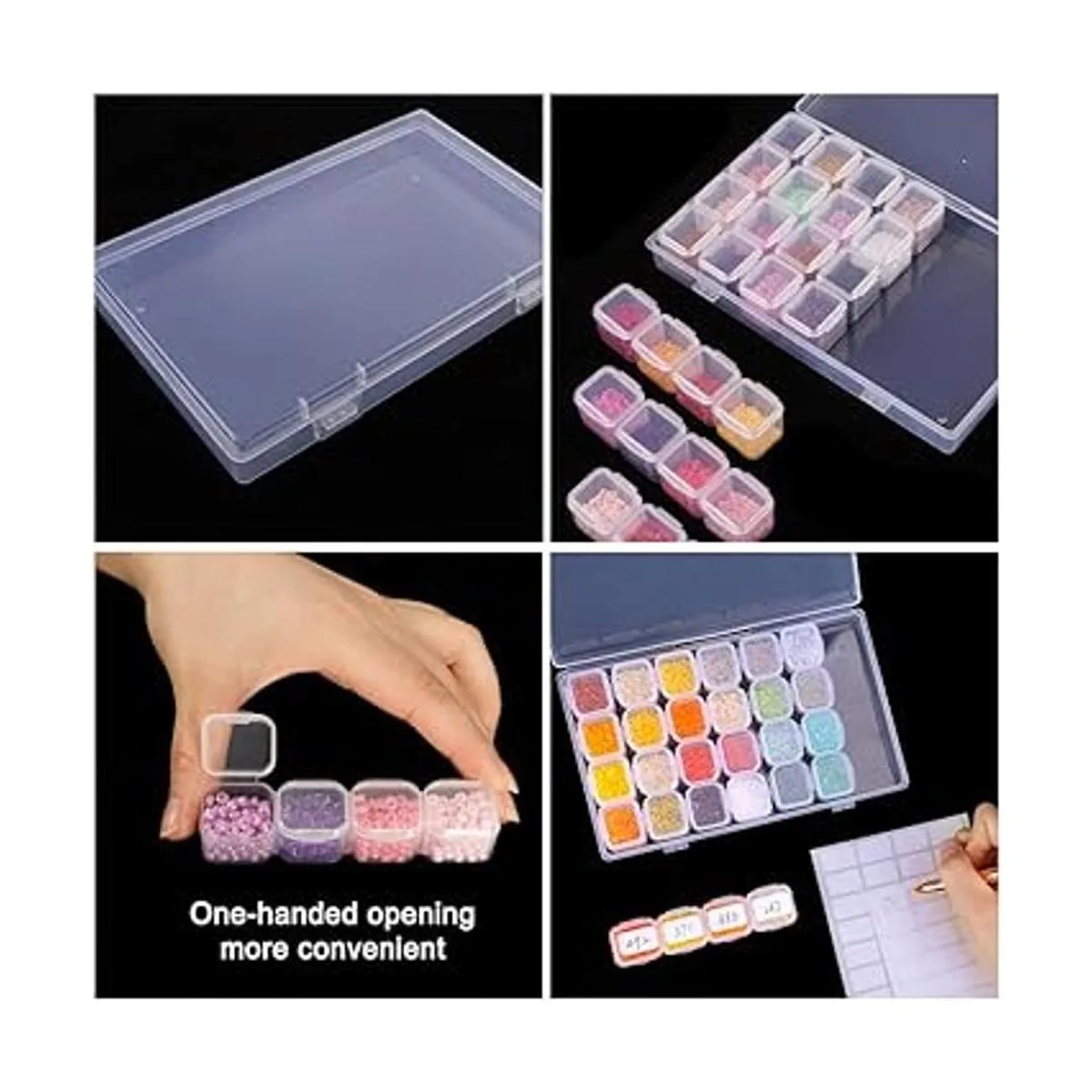 SGHUO 168 ranuras paquete de 6 cajas de pintura de_3