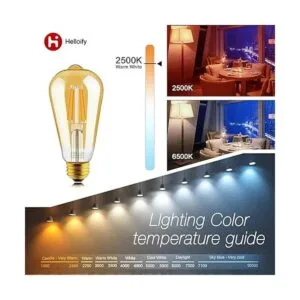 Helloify Light Dimmable Edison Vintage Antique Style
