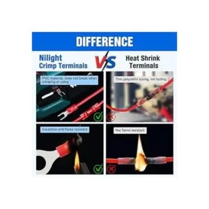 Nilight 540 piezas mixtas de desconexión rápida aislada_4