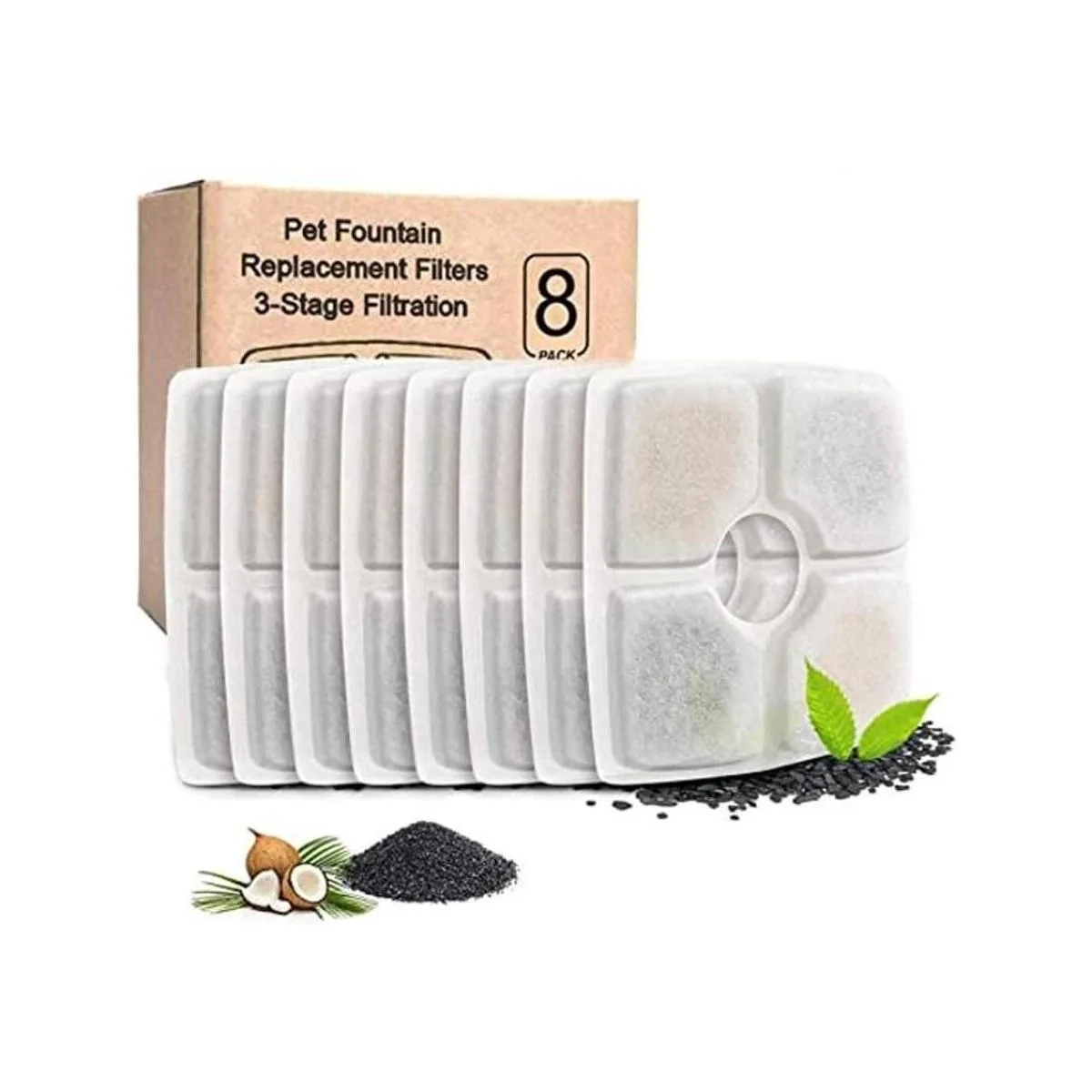 PK.ZTopia Filtro de repuesto para fuente de gato filtro