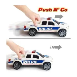 ArtCreativity Camioneta de policía con faros LED y