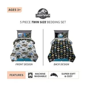 Franco Juego de edredón y sábanas supersuaves con funda_3