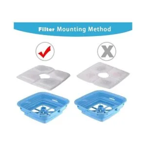 PK.ZTopia Filtro de repuesto para fuente de gato filtro