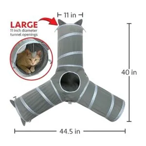 Kitty City Cubo de gato emergente túnel de gato cama_4