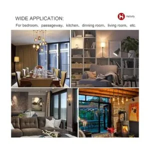 Helloify Light Dimmable Edison Vintage Antique Style