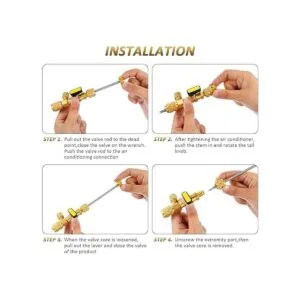 R22 R134a R12 Ac Hvac Herramienta de extracción de_5