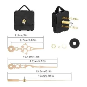 Carkio Mecanismo de repuesto de reloj de alto par juego