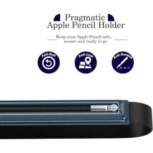 MoKo Funda de piel sintética con cierre para Apple Pencil_4