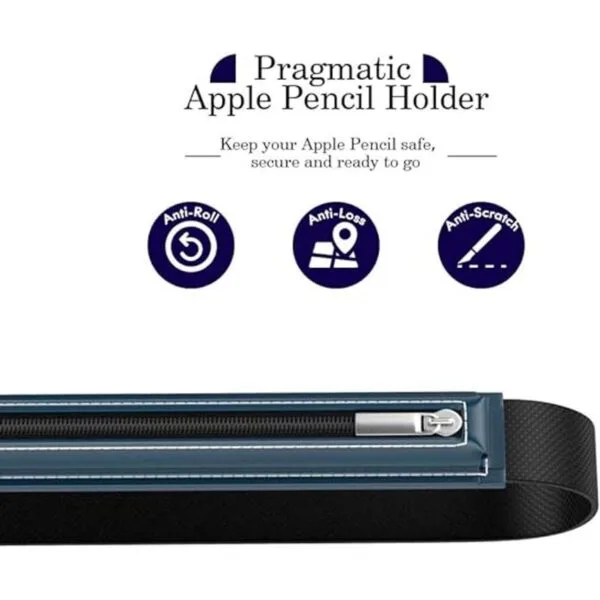 MoKo Funda de piel sintética con cierre para Apple Pencil_4