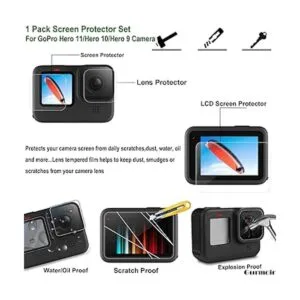 Gurmoir Kit de accesorios con funda impermeable para GoPro_3