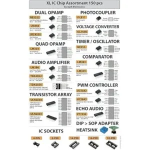 Surtido de chips CI XL 150 piezas amplificador_3