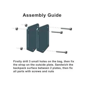 FPV Juego de 2 soportes de bloqueo de dron para mochila_5