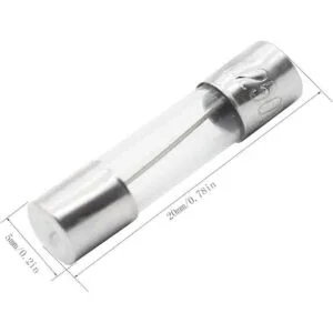 Lime2018 Juego de 150 fusibles de tubo de vidrio de_2