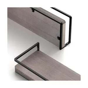 Meangood Juego de 2 estantes flotantes para montaje en