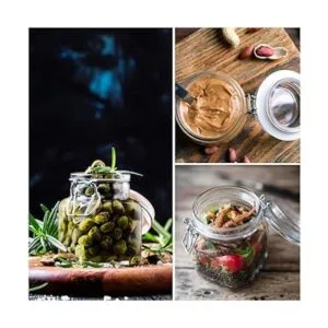 Spanla Tarros de especias paquete de 12 tarros de vidrio