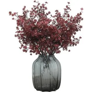 JAKYGlobal 6 ramos de flores artificiales de seda de_1