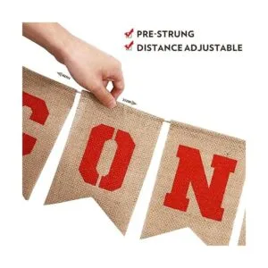 Amosfun Guirnalda de concesiones temáticas deportivas para