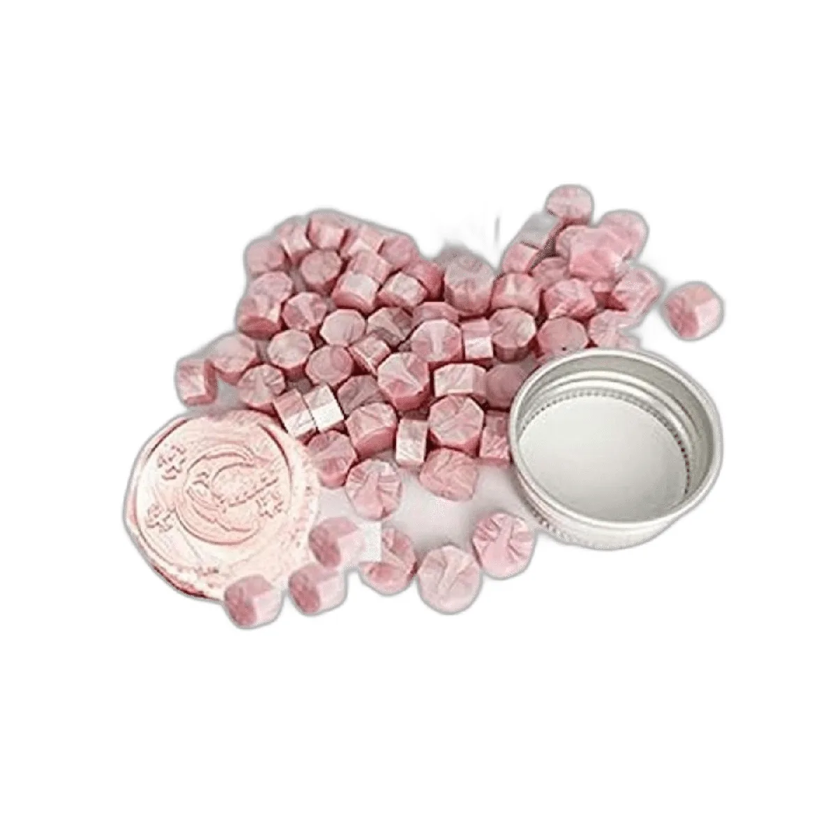 Gpeal 80 piezas de perlas de cera de sellado de rosa de