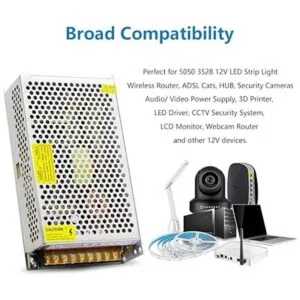 SHNITPWR Fuente de alimentación de 12 V 20 A 240 W AC DC_6