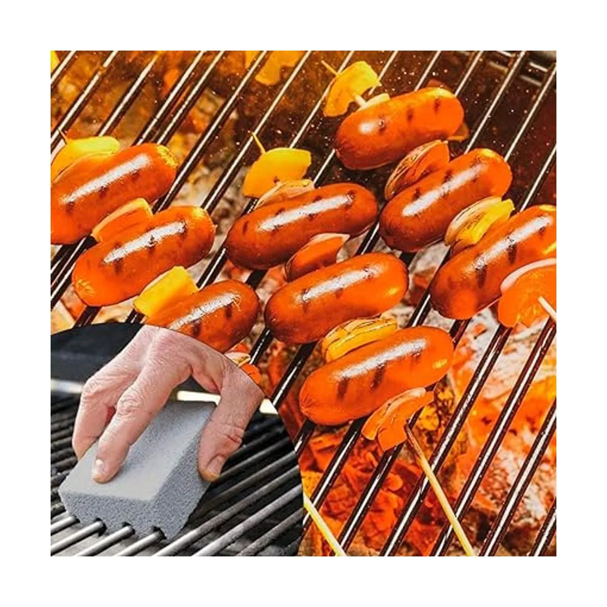 Paquete de 8 piedras pómez de bloques de ladrillos para_6