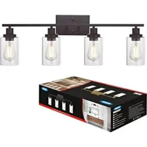 MELUCEE 4 luces de lámpara de pared con acabado de bronce_1