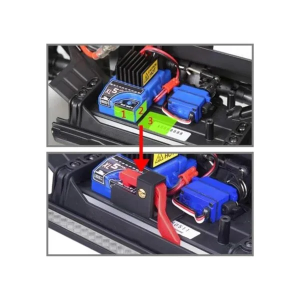 TRX4 ESC Kit de interruptor de encendido fácil para escala