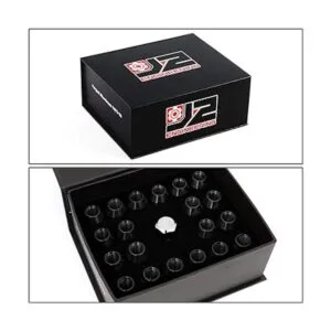 J2 Engineering 7075 Aluminio negro M12 x 1.5 20 piezas L_4