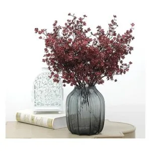 JAKYGlobal 6 ramos de flores artificiales de seda de_4