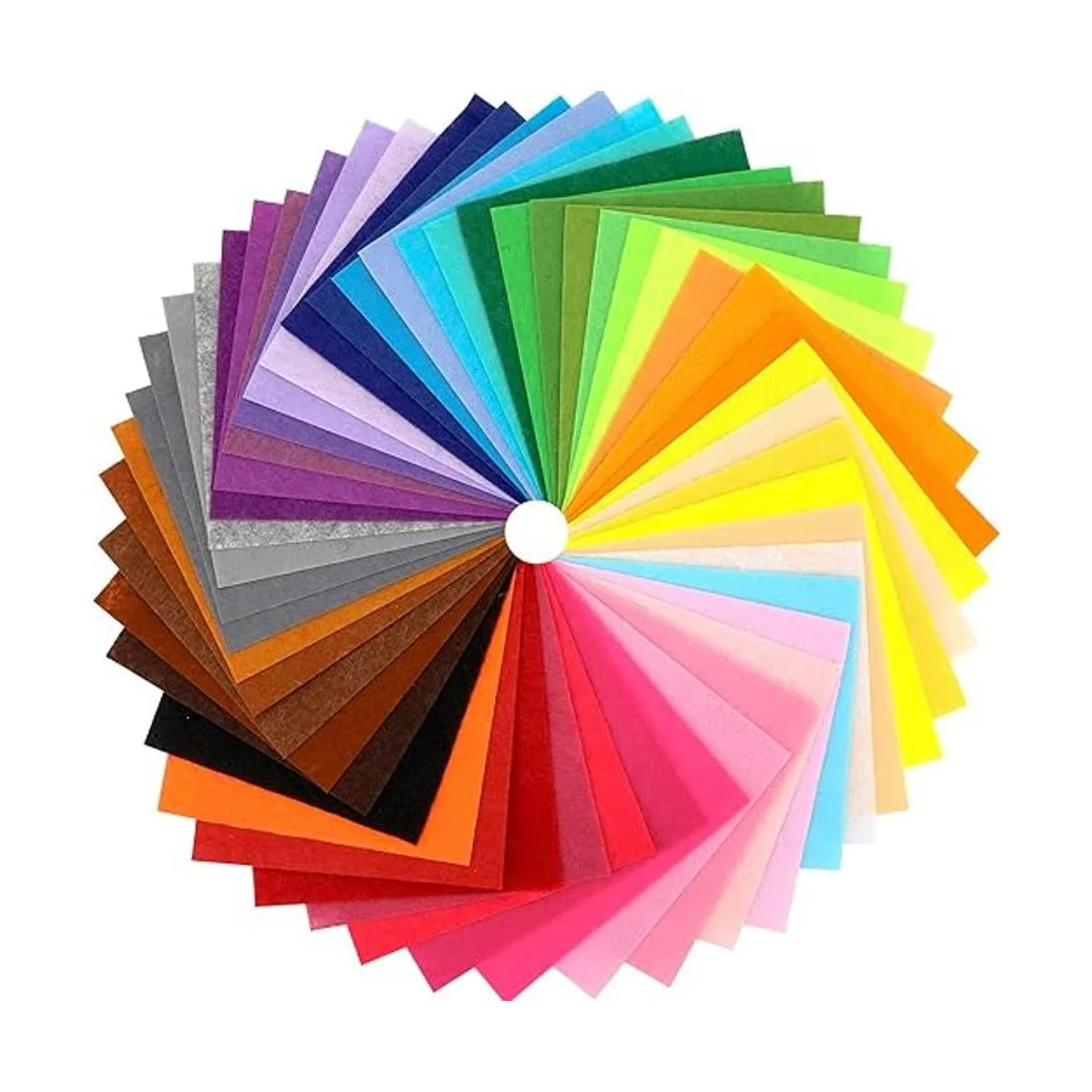 Konsait 50 hojas de tela de fieltro para manualidades 6.0