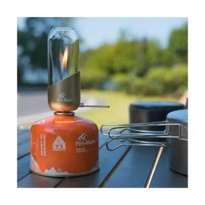 Farol de gas para camping de color naranja de arce de_2