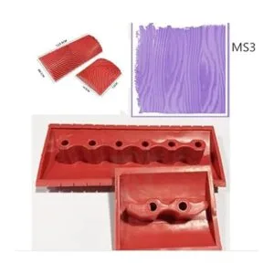 Bioristar Rodillo de textura de madera rodillo de pared