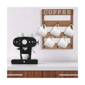 EMAISON Soporte para tazas de café de madera de pino real_3