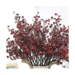 JAKYGlobal 6 ramos de flores artificiales de seda de_3