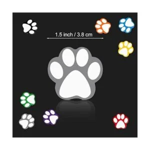 Boao Rollo de 600 pegatinas de impresión de huellas de_2