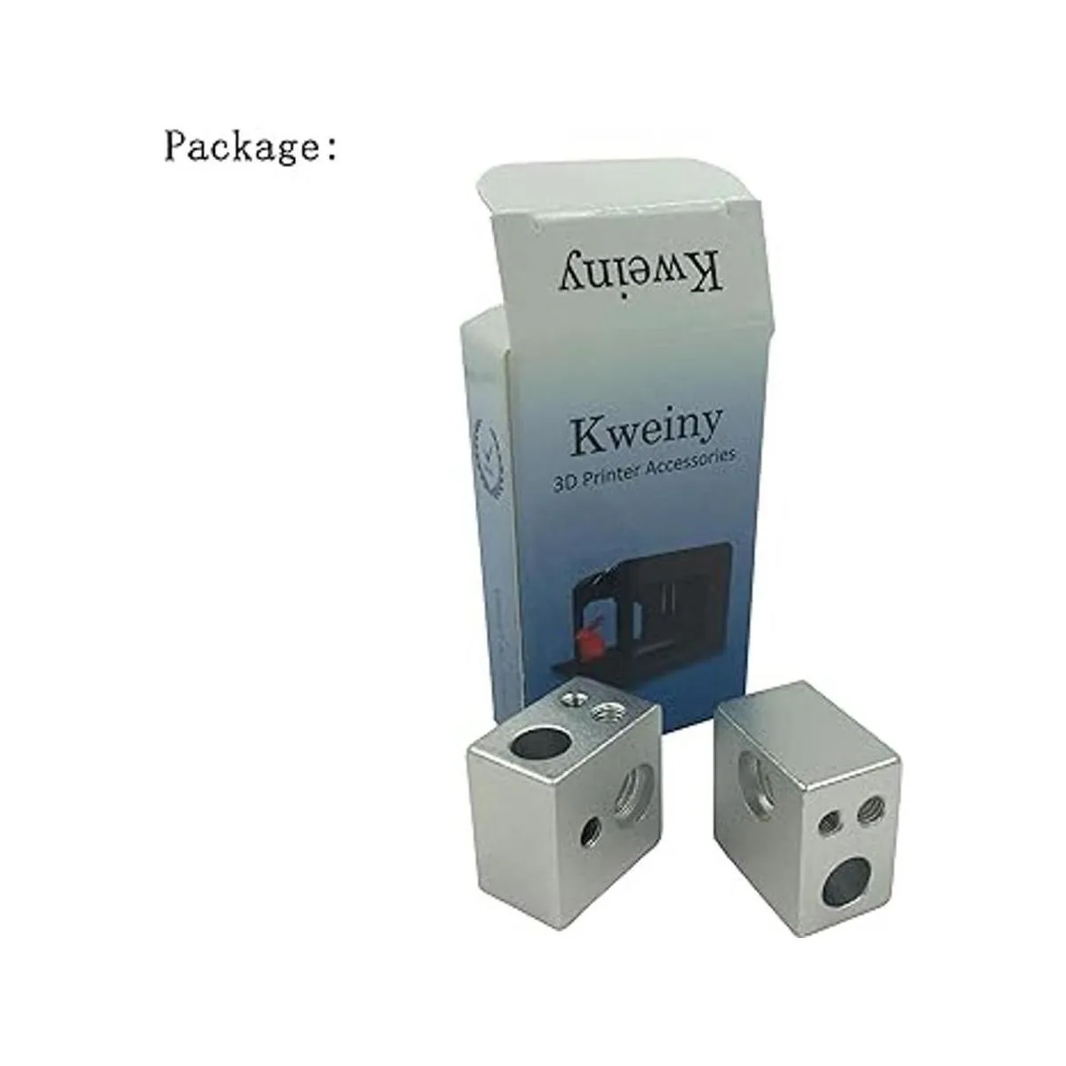 Kweiny MK10 Bloque calentador de 2 piezas para impresora_2