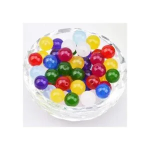 FYGEM 10 colores 200 cuentas redondas de 0.39 pulgadas_4