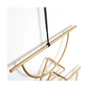 Decoración de pared bohemia de macramé negro para colgar_5