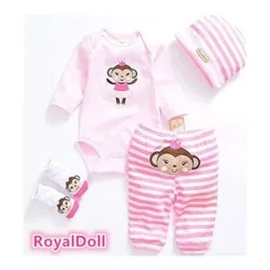 Reborn Ropa de muñeca para niña de 20 a 23 pulgadas recién_2