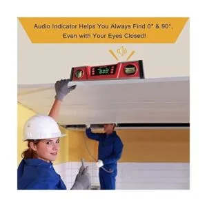 Nivel de torpedo digital de 10 pulgadas y transportador_6