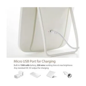 Jordan Judy Espejo de maquillaje con pantalla táctil y