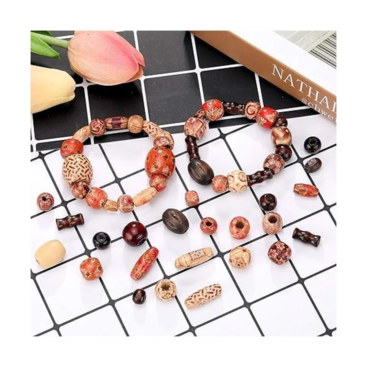 800 cuentas de madera impresas de cuentas de madera_4