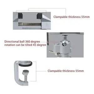 Annurssy Tornillo giratorio de 360 grados para pequeñas_3