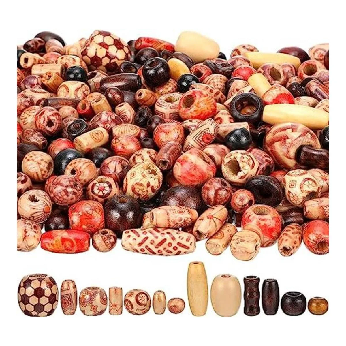 800 cuentas de madera impresas de cuentas de madera_1