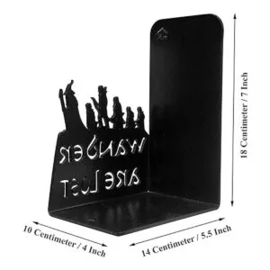 HeavenlyKraft Sujetalibros decorativos para estantes_4