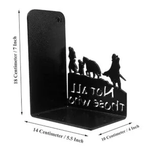 HeavenlyKraft Sujetalibros decorativos para estantes_3