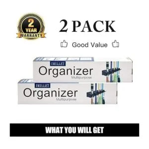 Imillet 2 organizadores para fregona y escoba para la