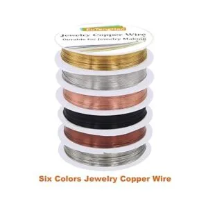 EuTengHao Paquete de 6 joyas de alambre de cobre para