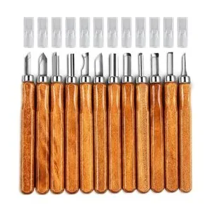 Juego de cuchillos de tallado de madera juego de 20_4